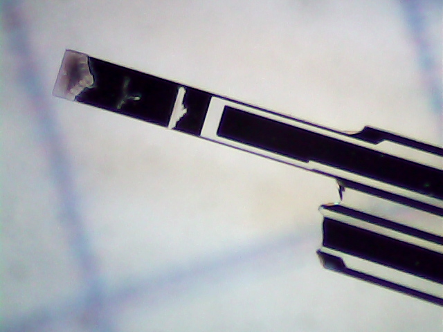 Broken 60 kHz Tuning Fork Resonator - overview