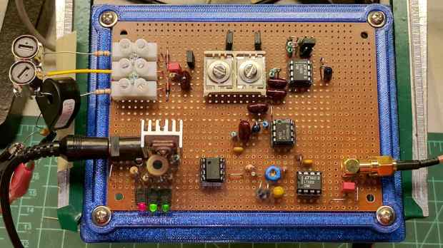 60 kHz Preamp - protected resonator filter - overview