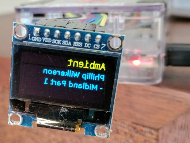 Mirror-image OLED display