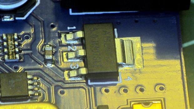 RAMPS Mega - regulator - thermal vias
