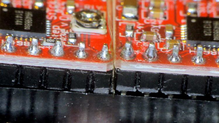 RAMPS - stepper driver board fit