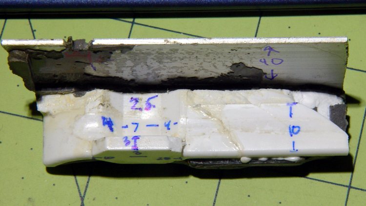 Refrigerator shelf slide - dimensions