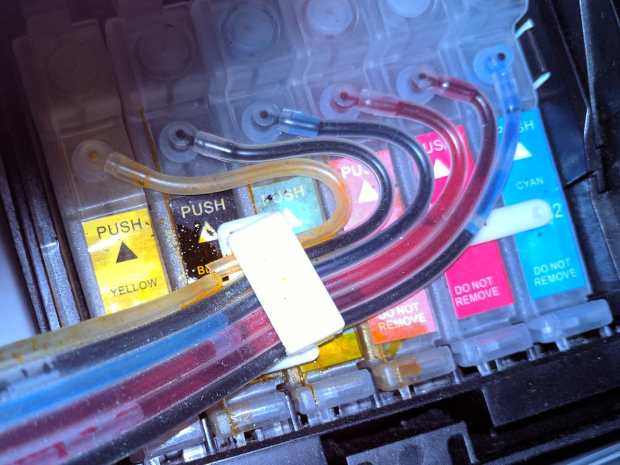 Epson R380 - broken CISS tube