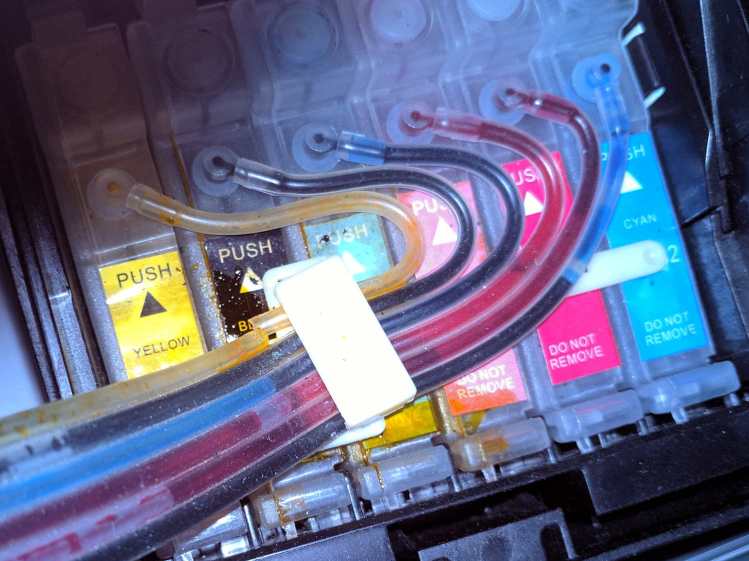 Epson R380 - broken CISS tube