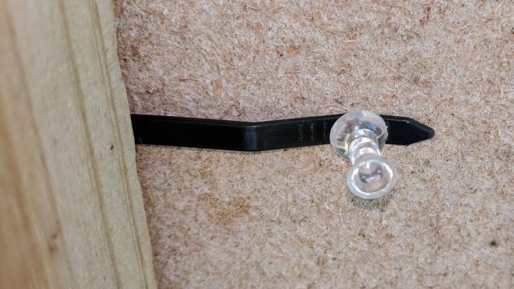 Bulletin Board Lock - push pin security