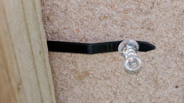 Bulletin Board Lock - push pin security