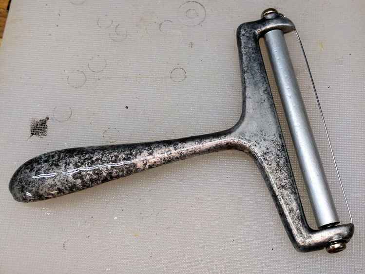 Cheese slicer - reassembled