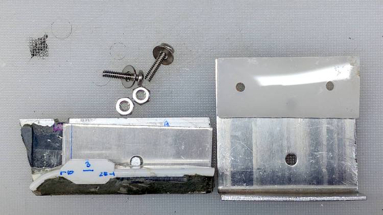 Refrigerator shelf slide - bracket parts