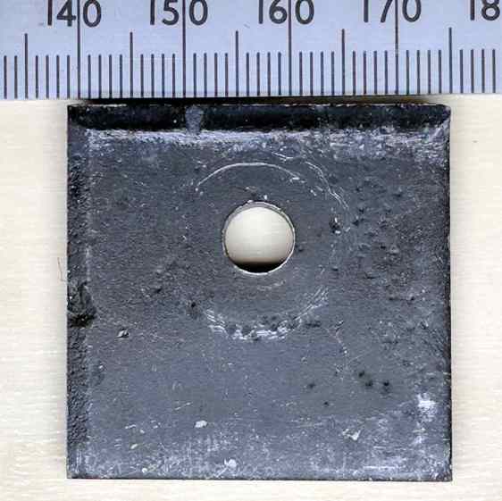 Tailstock clamp plate - OEM bevels