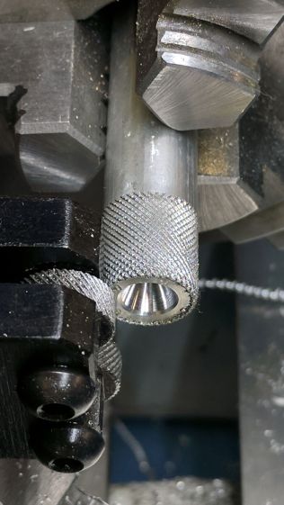 Plotter Y bushing - knurling