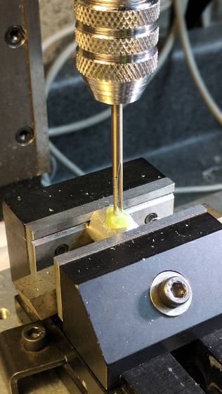 Plotter Y bushing - tapping