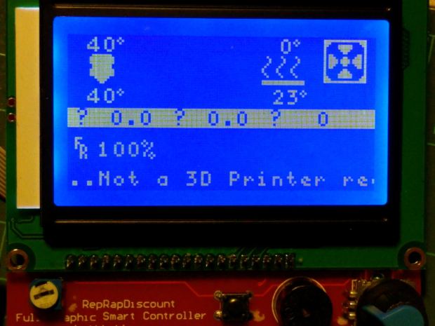 RAMPS 1.4 - Simulated heater - LCD