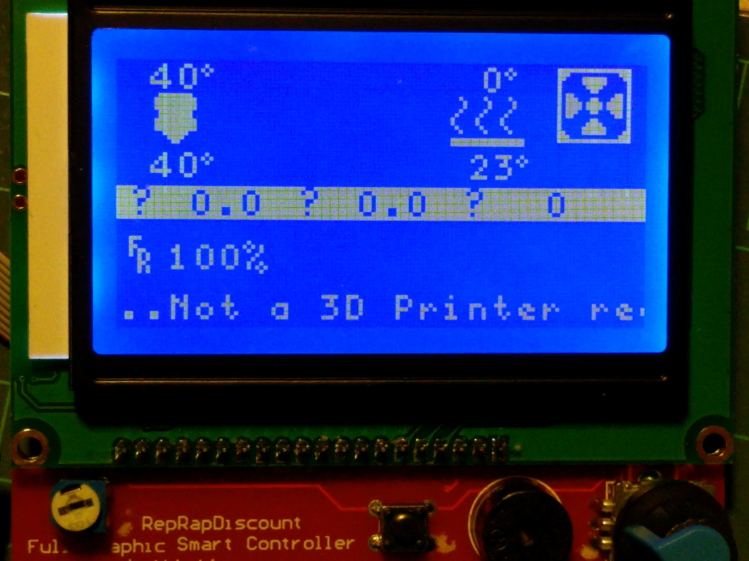 RAMPS 1.4 - Simulated heater - LCD