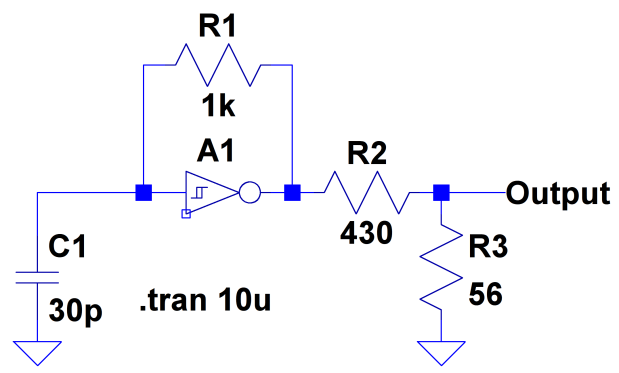 Ham-It-Up Test Signal source - LTSpice schematic