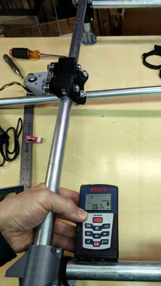 MPCNC - Laser rail measurement