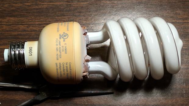 Another Hot-Failed CFL Bulb