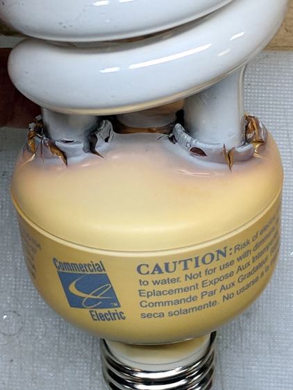 Failed CFL - case damage