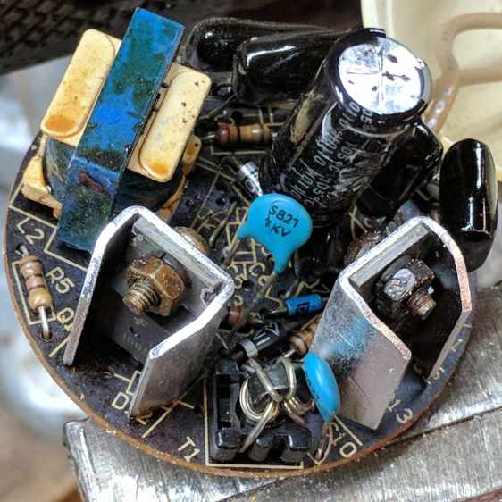 Failed CFL - PCB components - 2