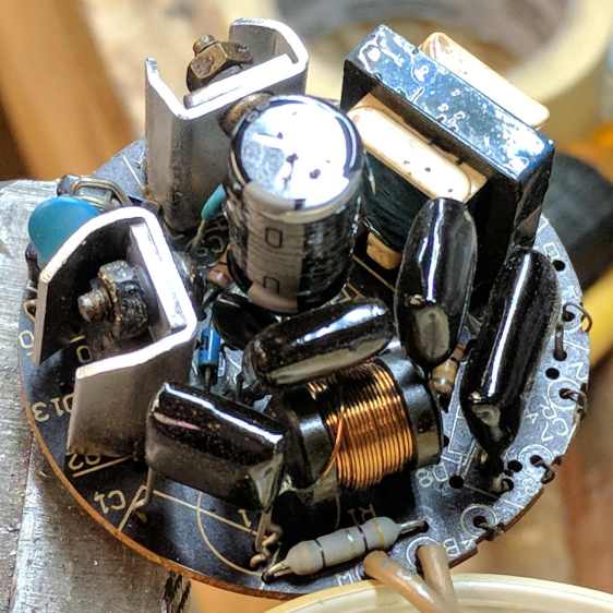 Failed CFL - PCB components - 1