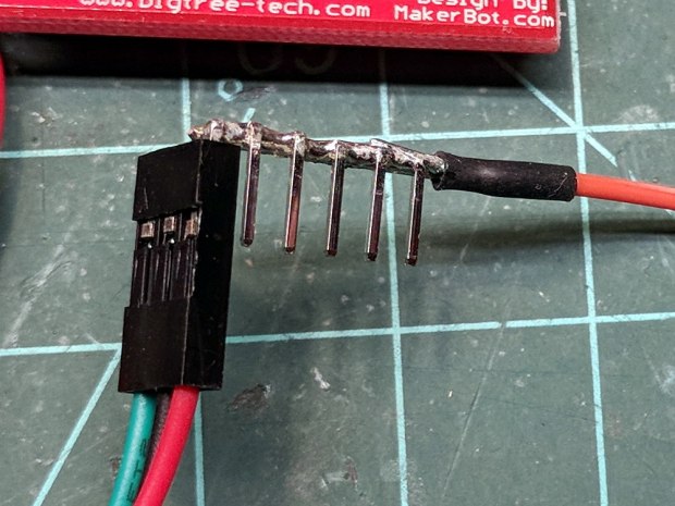 3-pin to 2-pin Endstop Power Adapter - detail