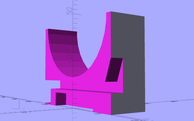 MPCNC MB Endstop Mount - strap recess