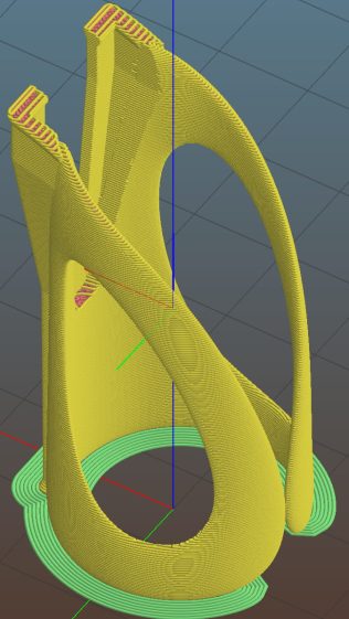 Finger Wrench - Slic3r preview