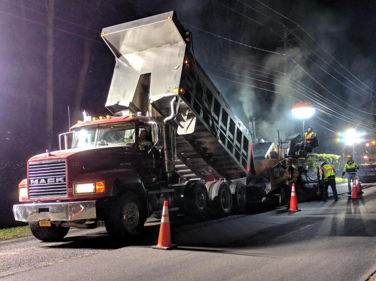 Rt 376 Repave - Starting southbound
