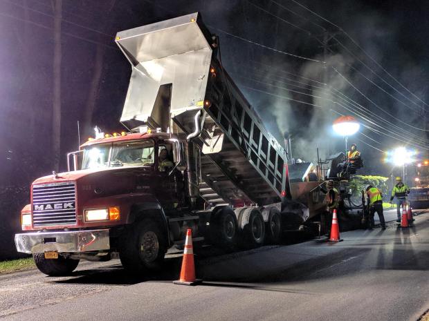 Rt 376 Repave - Starting southbound