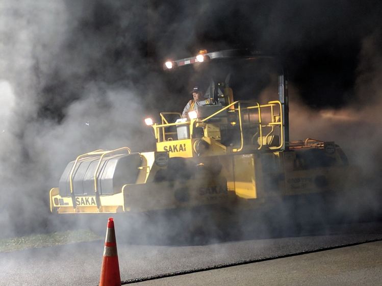 Rt 376 Repave - Rolling