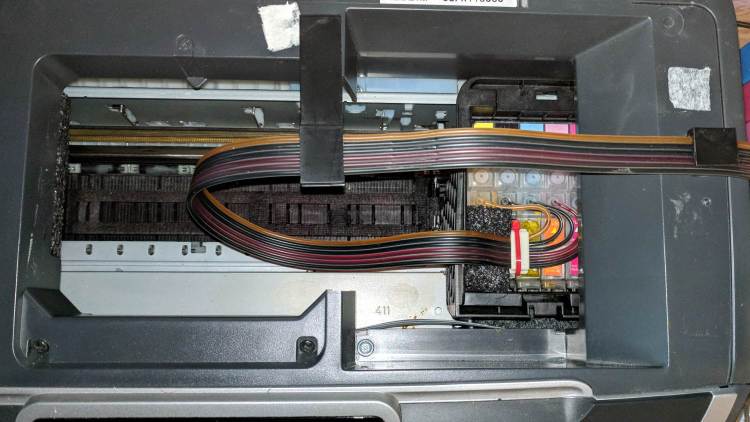 Epson R380 Printer - CISS tube routing