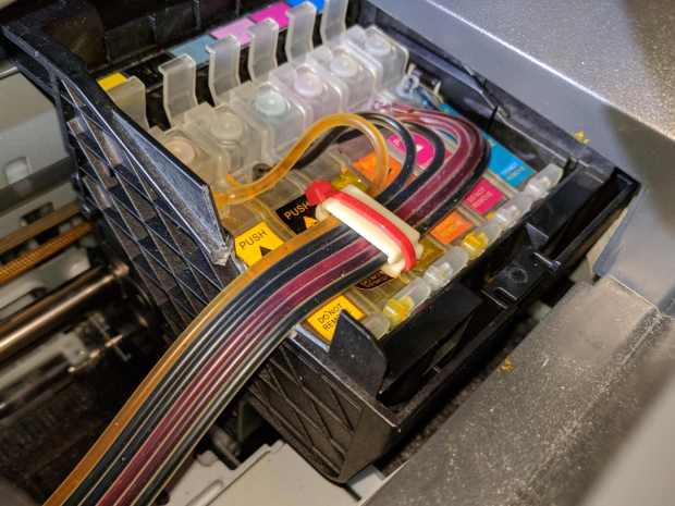 Epson R380 - modified print head box