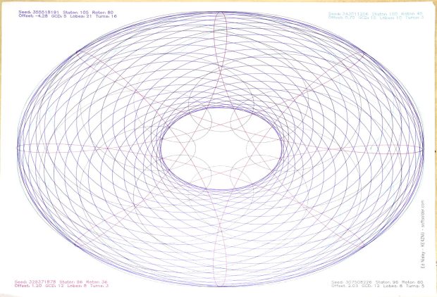 Spirograph pattern - overview