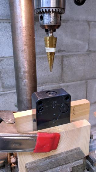 MPCNC - E-stop switch box - drilling