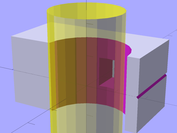 TCRT5000 Z Axis Endstop Mount - solid model