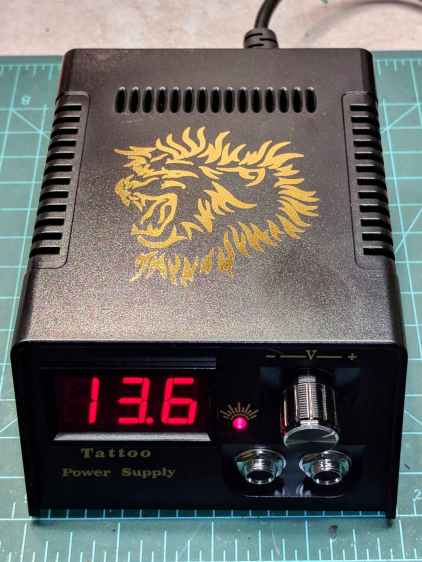 Tattoo Digital Power Supply - front panel