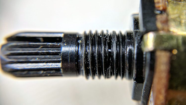 Tattoo Digital Power Supply - broken pot threads