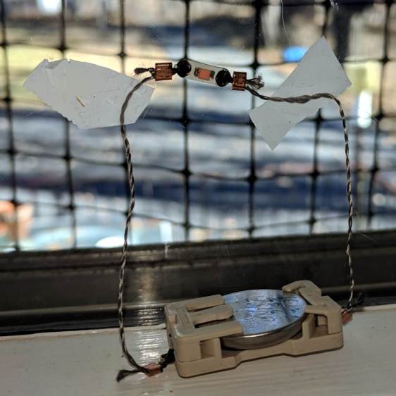 Wearable LED - on window