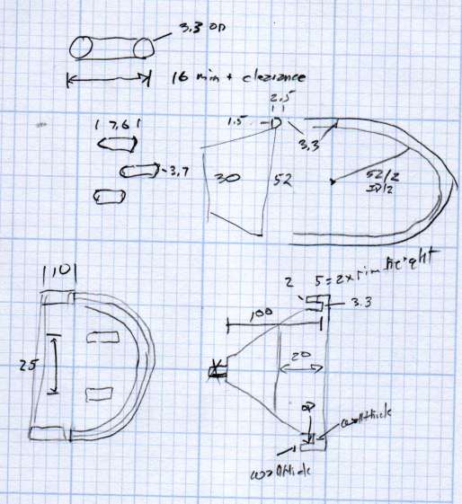 Measuring spoon drainer - doodles