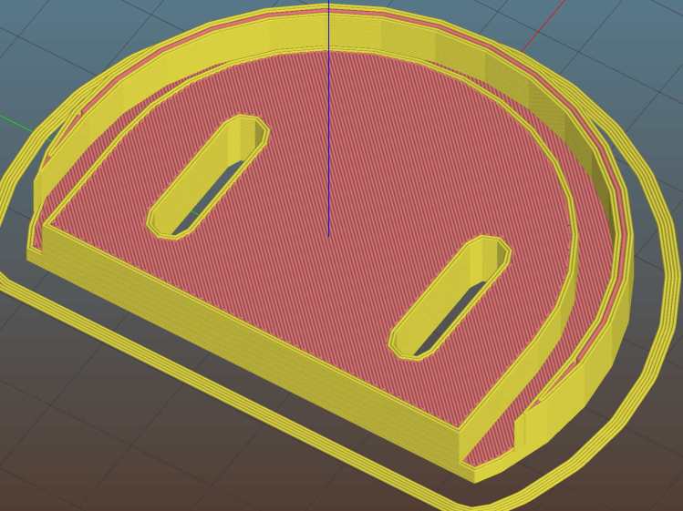 Measuring Spoon Drainer - Slic3r preview