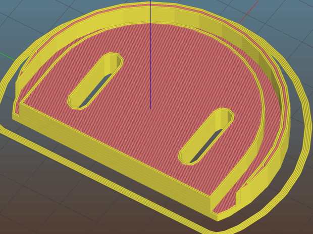 Measuring Spoon Drainer - Slic3r preview