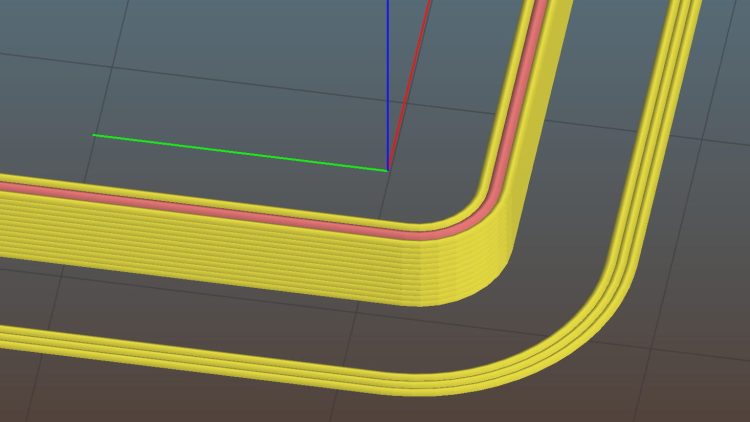 Calibration Boxes - alignment layout - corner detail - Slic3r preview