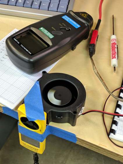 Blower air flow test