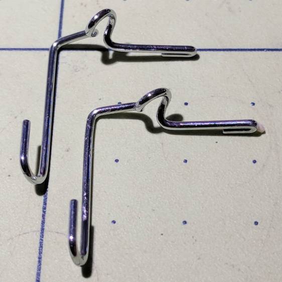 Juki thread guide - new vs reshaped