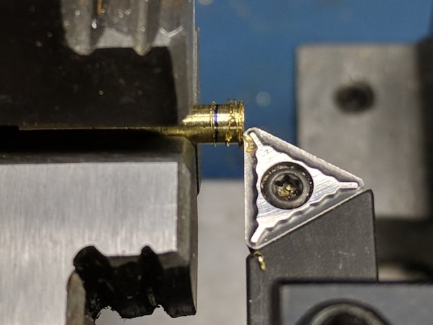 M2 - thermistor brass tube turning