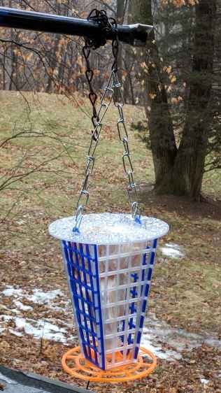 3D printed suet feeder