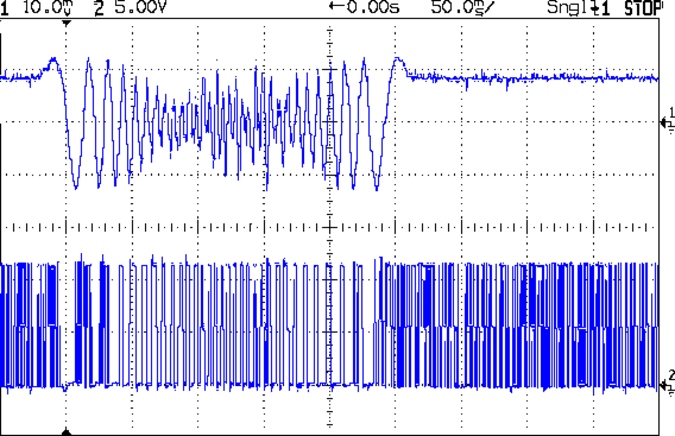 MPCNC G1X20F8000 - 500 mA-div 50 ms-div
