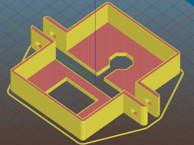 Power Supply Brick Mount - Slic3r