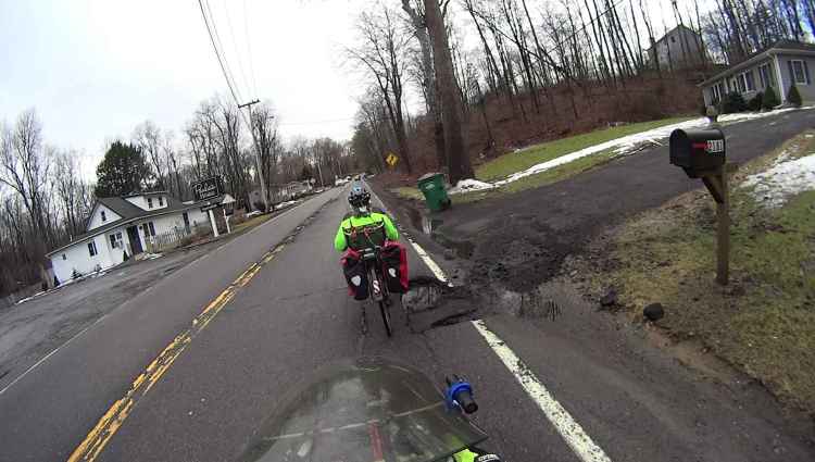 Rt 376 SB deterioration - at 2181 driveway - 2018-02-20