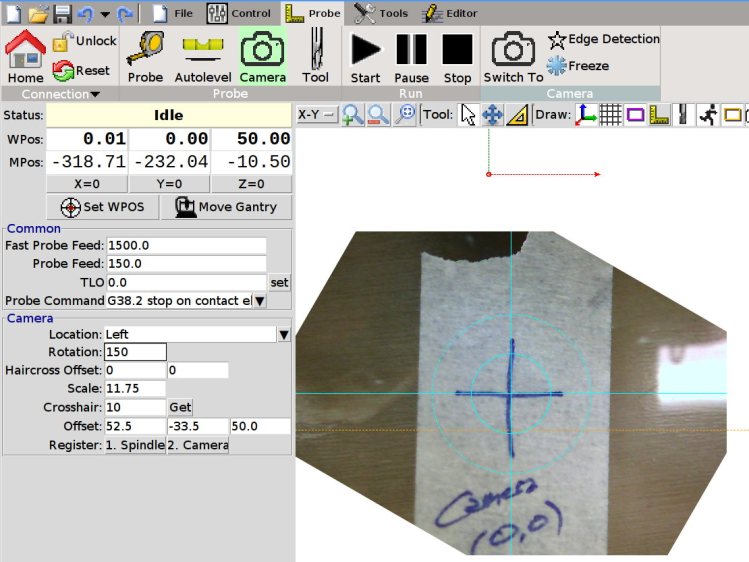 bCNC - Camera - hot glue align