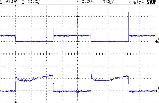 BLDC Blower - 24 V 1 kHz 50 pct 2600 RPM - 200 mA-div - sample A